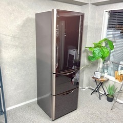 ☑︎配送/設置無料👏🏻 HITACHI 3ドア冷蔵庫✨ 大容量の365L👀‼️ 二人暮らしに💫の画像