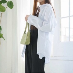【新品未使用】 白シャツ オーバーサイズ