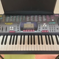 CASIO 電子キーボードLK-60 純正キーボードスタンド CS-4B楽譜台