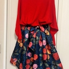 ★★花柄フレアスカートの画像