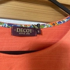 タグ付き⭐︎DECOYオレンジカットソーの画像