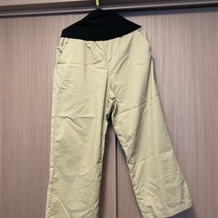 マタニティ　春夏用　ワイドパンツ