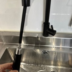 🙅‍♀️【売切】⚠️一層シンク✨美品✨水道・天板付き【一部寄付】の画像