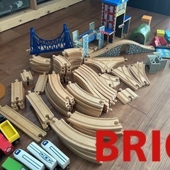 BRIOとIKEAの木製レールトイ【大量】