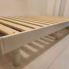 ベッドフレーム 天然木 シングルサイズの画像