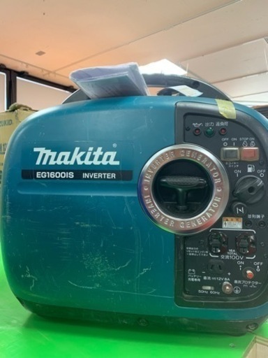 エンジン発電機　　MAKITA    EG1600IS     グリーン　本体のみ　1009102582888