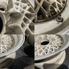旧車ホイール SSR Speed Star Star Formula スターフォーミュラー SSRメッシュ 13インチ 4本 7J4HPCD114.3+7 希少 当時物　(MHA082)クレジットカード QRコード決済可能の画像
