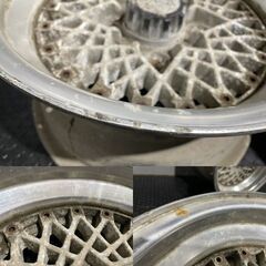 旧車ホイール SSR Speed Star Star Formula スターフォーミュラー SSRメッシュ 13インチ 4本 7J4HPCD114.3+7 希少 当時物　(MHA082)クレジットカード QRコード決済可能の画像