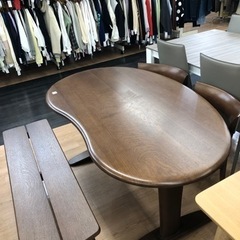 ベンチダイニングセット4点【トレファク上福岡】