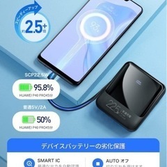 新品　電熱ベスト2XL モバイルバッテリー付20000mAhの画像