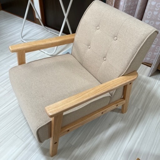 一人用ソファー　ローソファ　使用期間１年未満美品