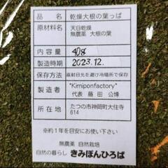 ⭕乾燥食品⭕自然栽培の乾燥大根葉40ｇ【無選別】⭕自然乾燥⭕の画像