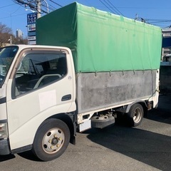 日野　デュトロ 2トントラック　パワーゲート.ホロ付き 走行少ないの画像