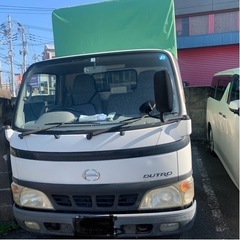 日野　デュトロ 2トントラック　パワーゲート.ホロ付き 走行少ないの画像