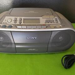 ソニー  CDカセット ラジオ プレーヤー CFD-S01 動作品