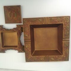 【美品】加賀特産　鋳物工芸品　美術鋳物　室内装飾品　レア