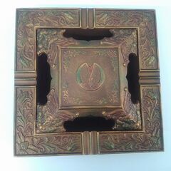 【美品】加賀特産　鋳物工芸品　美術鋳物　室内装飾品　レアの画像