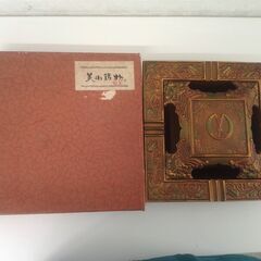 【美品】加賀特産　鋳物工芸品　美術鋳物　室内装飾品　レアの画像