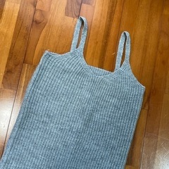ニットロングビスチェ　Sの画像