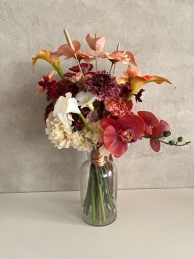 結婚式 ブーケ アーティシャルフラワー ウェディングブーケ