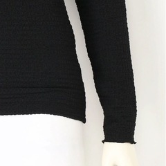【新品】mitis カットシャーリングメロウクルーネックTeeの画像