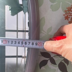 楕円形ミラー　紫色の画像