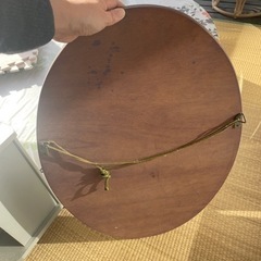 楕円形ミラー　紫色の画像