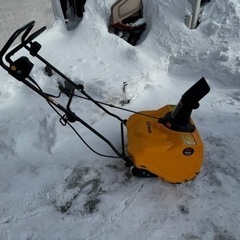 美品】電動除雪機 ハイガー 2.1馬力 20mコード付き 家庭用 HG-K1650 除雪