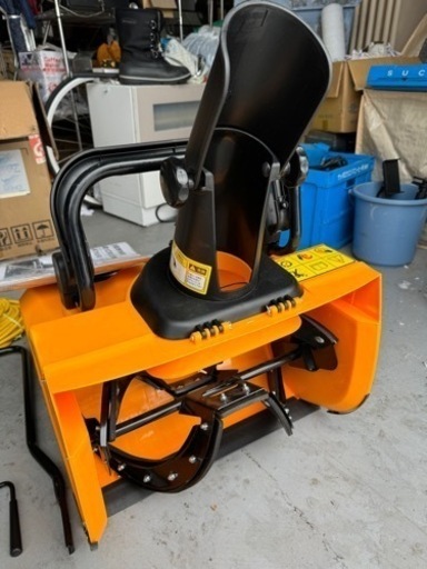 【未使用に近い】電動除雪機 ハイガー 2.1馬力 20mコード付き 家庭用 HG-K1650 除雪幅50cm 手押し式 HAIGE