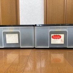 レトロカラーボックス×2