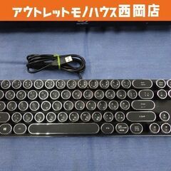 タイプライター風 キーボード KEIAN KFK51N 有線 6...