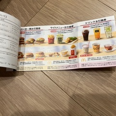マクドナルド　株主優待券1冊の画像
