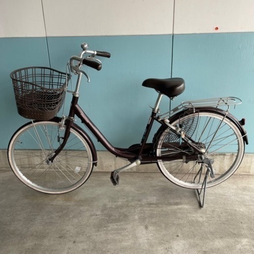 BRIDGESTONE　自転車　ママチャリ　ブラウン　22インチ　ブリヂストン