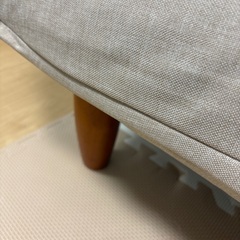 ベッドソファ　ベージュの画像
