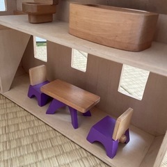 木製ドールハウス　Melissa&Doug Fold&go Dollhouseの画像