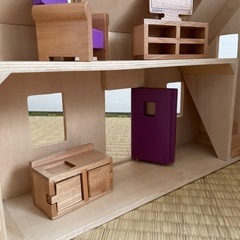 木製ドールハウス　Melissa&Doug Fold&go Dollhouseの画像