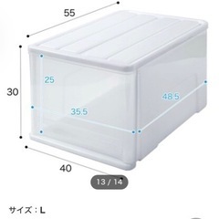 ニトリ クローゼットケース L2個セット