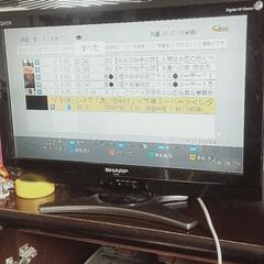 SHARP　AQUOS　20型液晶テレビの画像