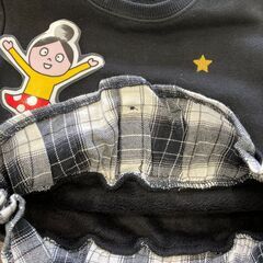 【中古】80㎝　裏起毛トレーナー（futafuta）の画像