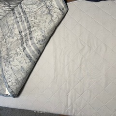 シングル敷布団 セミダブルマット 敷布団カバーセット 差し上げますの画像