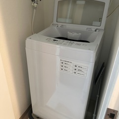 【2023購入品】全自動洗濯機 6kg ニトリ（使用一年未満美品）