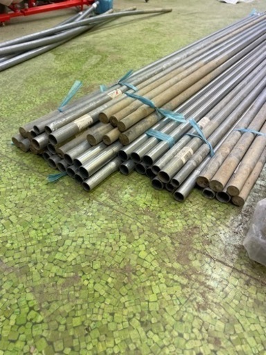 浜松市 アルミパイプ 46本