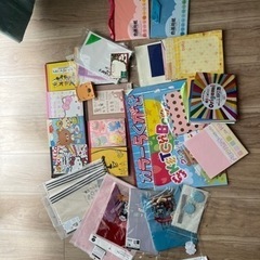 便箋、メモ帳、画用紙、折り紙などなど