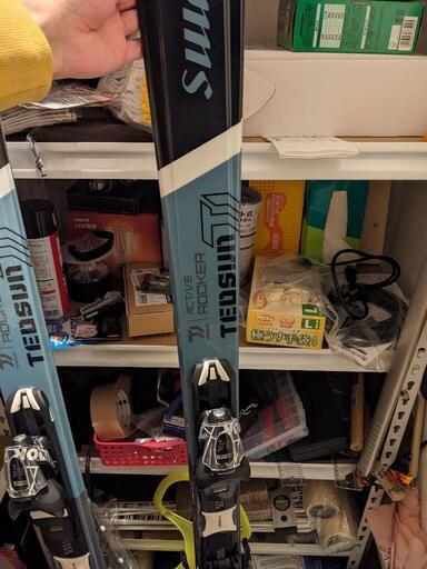 新品 ビンディング付 swallowスキー板165cm