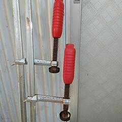 大工道具　Ｌ型クランプ　2本の画像