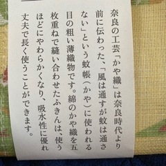 有名★中川政志七商店のかや織ふきん　辰の画像