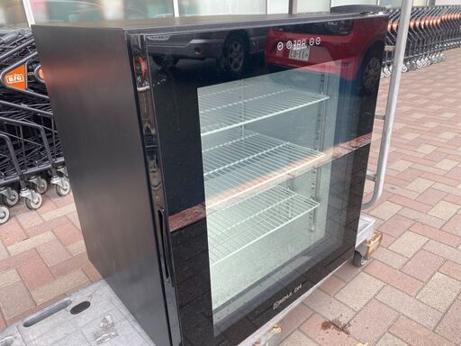 前開き小型冷凍ショーケース 80L★★橿原市内店舗まで取りに来ていただける方★★★レマコム　RIS-80TB ブラック - 業務用冷凍庫