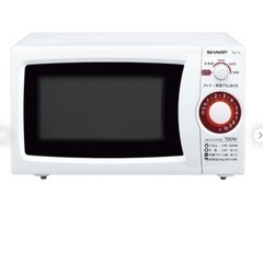 SHARP 電子レンジ 白の画像