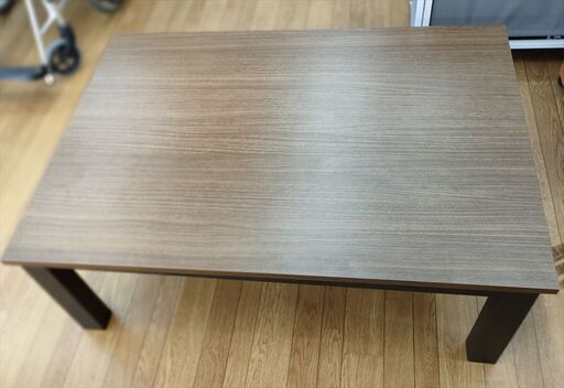 山善 カジュアルこたつ 長方形 105×75cm リバーシブル天板 EYC-105752