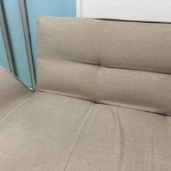 ベッドソファ　ベージュの画像